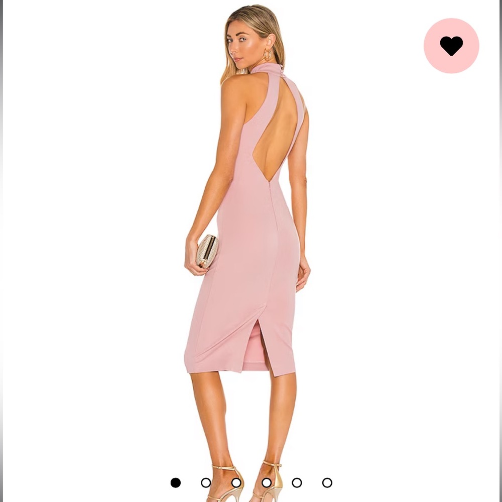 Adelle Midi Dress in Blush (NBD)